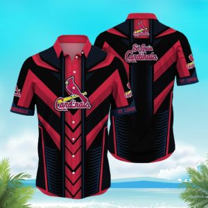 MLB St. Louis Cardinals Hawaiian Beach For Baseball - Adult & Kids T-Shirts, Sweatshirts & Hoodies apparel design preview 1