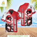 MLB St Louis Cardinals Jack Skellington Hawaiian - Adult & Kids T-Shirts, Sweatshirts & Hoodies apparel design preview 1
