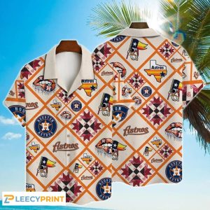 MLB Summer 3D Astros Hawaiian For True Fans - Adult & Kids T-Shirts, Sweatshirts & Hoodies apparel design preview 1