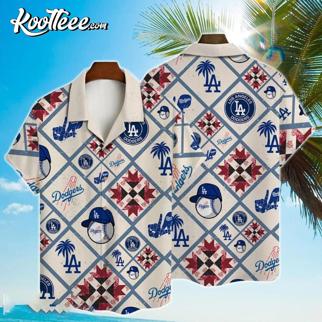 MLB Summer Los Angeles Dodgers Hawaiian - Adult & Kids T-Shirts, Sweatshirts & Hoodies apparel design preview 1