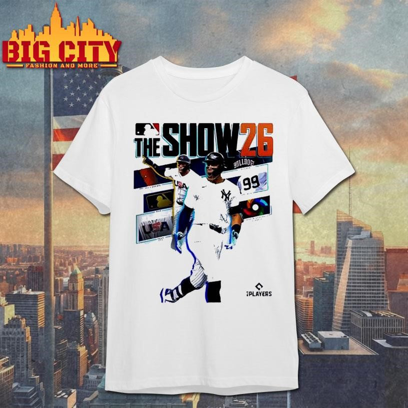 MLB The Show 26 Aaron Judge From New York Yankees - Adult & Kids T-Shirts, Sweatshirts & Hoodies apparel design preview 1