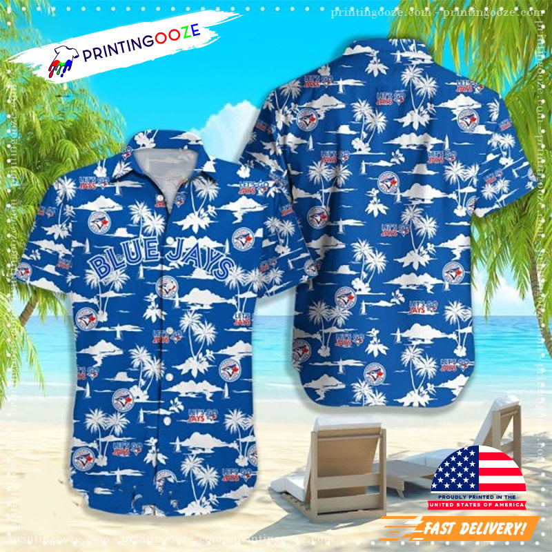 MLB Toronto Blue Jays Summer Hawaiian - Adult & Kids T-Shirts, Sweatshirts & Hoodies apparel design preview 1
