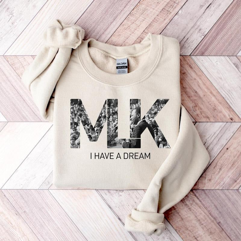 MLK Martin Luther King Day Jr. I Have Dream Civil - Adult & Kids T-Shirts, Sweatshirts & Hoodies apparel design preview 1