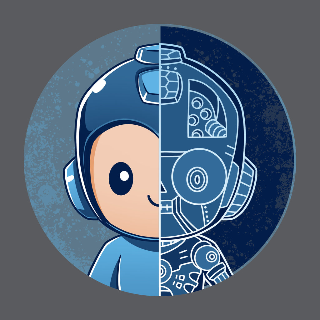 Mega Man Blueprint - Adult & Kids T-Shirts, Sweatshirts & Hoodies apparel design preview 1