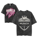 Machine Gun Kelly Munich Game 2025 Pink Flame - Adult & Kids T-Shirts, Sweatshirts & Hoodies apparel design preview 1