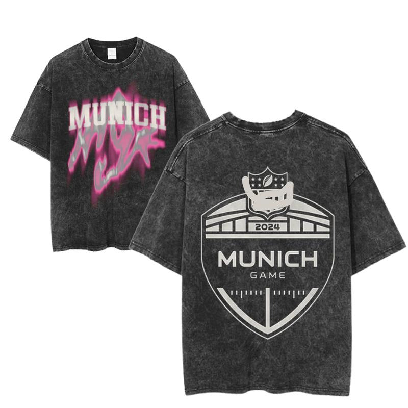 Machine Gun Kelly Munich Game 2025 Pink Flame - Adult & Kids T-Shirts, Sweatshirts & Hoodies apparel design preview 1