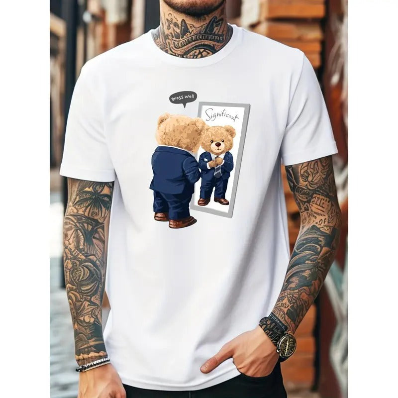 [Machine Washable Stretch Fit Casual Cool Bear Print - Adult & Kids T-Shirts, Sweatshirts & Hoodies apparel design preview 1
