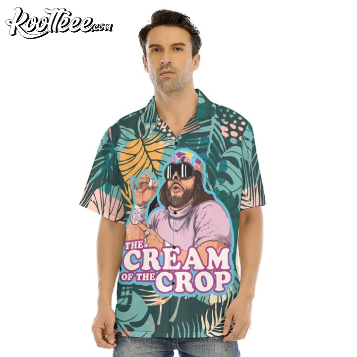 Macho Man The Cream of Crop Pro Wrestling Hawaiian - Adult & Kids T-Shirts, Sweatshirts & Hoodies apparel design preview 1