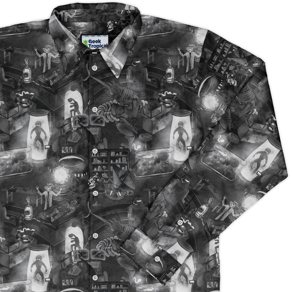 Mad Lab Midnight Button Up - Adult & Kids T-Shirts, Sweatshirts & Hoodies apparel design preview 1