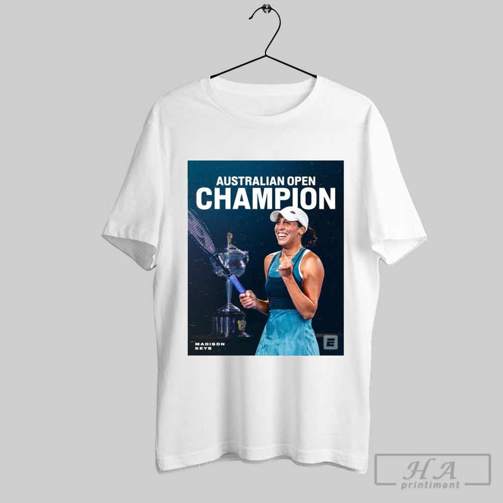 Madison Keys Wins Her First Grand Slam Title - Adult & Kids T-Shirts, Sweatshirts & Hoodies apparel design preview 1