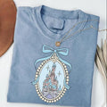 Magical Castle Blue Coquette Princess Girl Trip - Adult & Kids T-Shirts, Sweatshirts & Hoodies apparel design preview 1