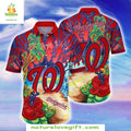 Washington Nationals Hawaiian Majestic Wave Crest - Adult & Kids T-Shirts, Sweatshirts & Hoodies apparel design preview 1