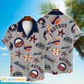 Major League Baseball MLB 3D Astros Hawaiian For Real - Adult & Kids T-Shirts, Sweatshirts & Hoodies apparel design preview 1