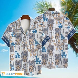 Major League Baseball Tiki LA Dodgers Hawaiian Best - Adult & Kids T-Shirts, Sweatshirts & Hoodies apparel design preview 1