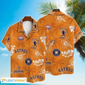 Major League Baseball Tropical Floral 2024 Astros - Adult & Kids T-Shirts, Sweatshirts & Hoodies apparel design preview 1