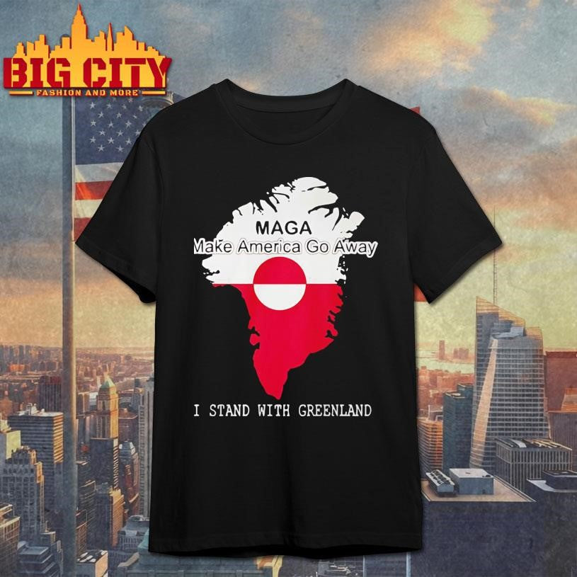 Make America Go Away Greenland Flag - Adult & Kids T-Shirts, Sweatshirts & Hoodies apparel design preview 1