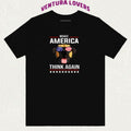 Make America Think Again Short Sleeved - Adult & Kids T-Shirts, Sweatshirts & Hoodies apparel design preview 1