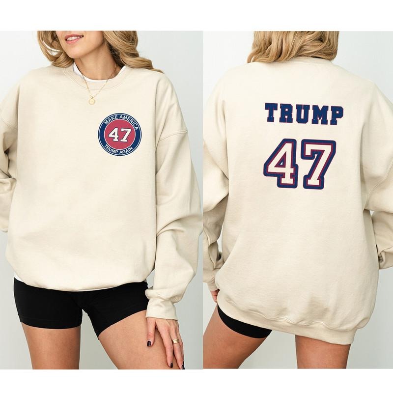 Make America Trump Again 47 2024 47th President Take - Adult & Kids T-Shirts, Sweatshirts & Hoodies apparel design preview 1