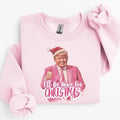 Make Great Again Trump Funny Pink Santa - Adult & Kids T-Shirts, Sweatshirts & Hoodies apparel design preview 1