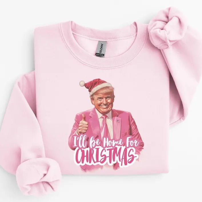 Make Great Again Trump Funny Pink Santa - Adult & Kids T-Shirts, Sweatshirts & Hoodies apparel design preview 1