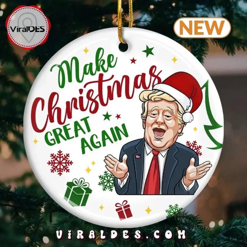 Make Great Again Trump Ornament - Adult & Kids T-Shirts, Sweatshirts & Hoodies apparel design preview 1