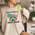 Make St Patrick'S Day Great Again USA Map America - Adult & Kids T-Shirts, Sweatshirts & Hoodies apparel design preview 1