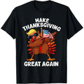 Make Thanksgiving Great Again Dabbing Turkey Trump - Adult & Kids T-Shirts, Sweatshirts & Hoodies apparel design preview 1