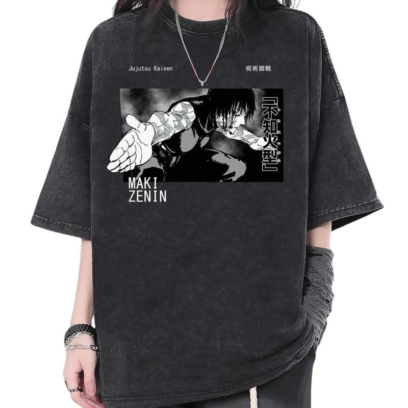 Maki Zenin DRG Anime Manga - Adult & Kids T-Shirts, Sweatshirts & Hoodies apparel design preview 1