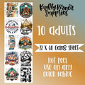 Making Memories DTF Transfer Gang Sheet 22 X 60 - Adult & Kids T-Shirts, Sweatshirts & Hoodies apparel design preview 1