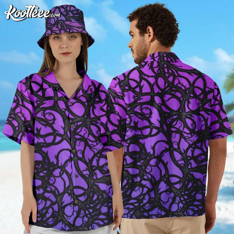 Maleficent Sleeping Beauty Thorns And Vines Hawaiian - Adult & Kids T-Shirts, Sweatshirts & Hoodies apparel design preview 1