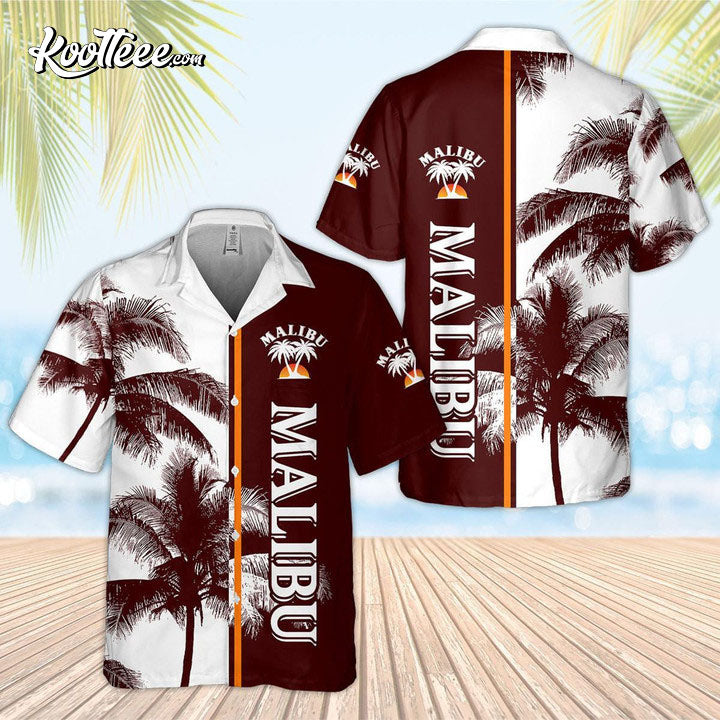 Malibu Palm Leaf Summer Hawaiian - Adult & Kids T-Shirts, Sweatshirts & Hoodies apparel design preview 1