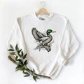 Mallard Ducks Coming Over Big Timbers Onto Water Duck - Adult & Kids T-Shirts, Sweatshirts & Hoodies apparel design preview 1