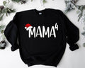 Mama 4 Pregnancy Announcement Xmas Cute Mom Four - Adult & Kids T-Shirts, Sweatshirts & Hoodies apparel design preview 1