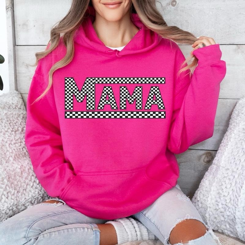 Mama Checkered Gildan - Adult & Kids T-Shirts, Sweatshirts & Hoodies apparel design preview 1
