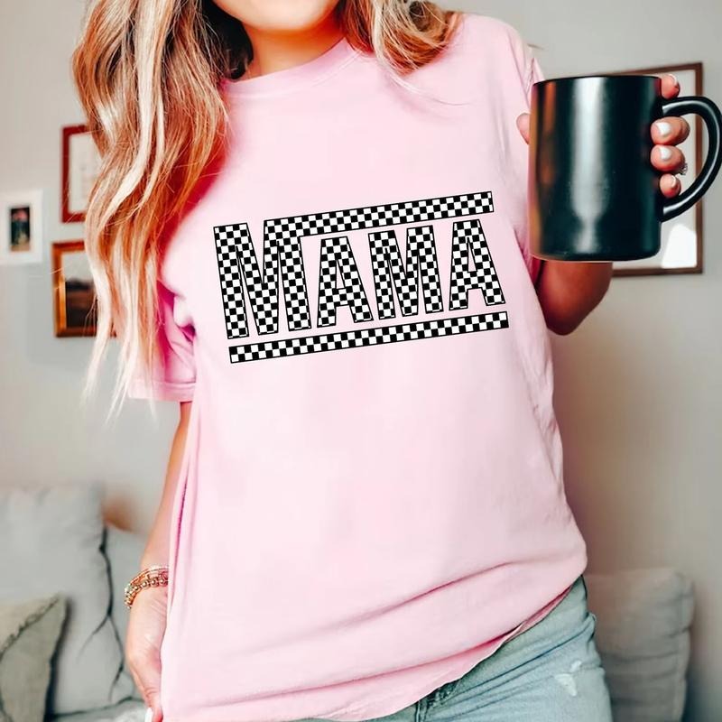 Mama Checkered Casual - Adult & Kids T-Shirts, Sweatshirts & Hoodies apparel design preview 1
