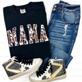 Mama Cow Print Comfort Colors - Adult & Kids T-Shirts, Sweatshirts & Hoodies apparel design preview 1