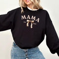 Mama Est 2025 Varsity Pregnancy Announcement New Mom - Adult & Kids T-Shirts, Sweatshirts & Hoodies apparel design preview 1