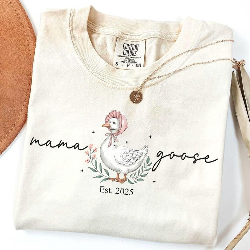 Mama Goose Silly Auntie Pregnancy Bow Daddy - Adult & Kids T-Shirts, Sweatshirts & Hoodies apparel design preview 1
