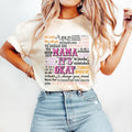 Mama 'S Okay Motherhood Mental Health Mom Retro Boho - Adult & Kids T-Shirts, Sweatshirts & Hoodies apparel design preview 1