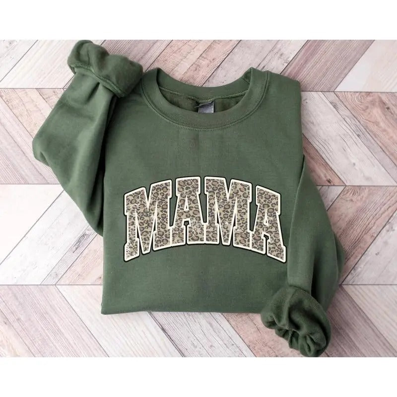 Mama Leopard Cute New Mom Best Life Cool - Adult & Kids T-Shirts, Sweatshirts & Hoodies apparel design preview 1