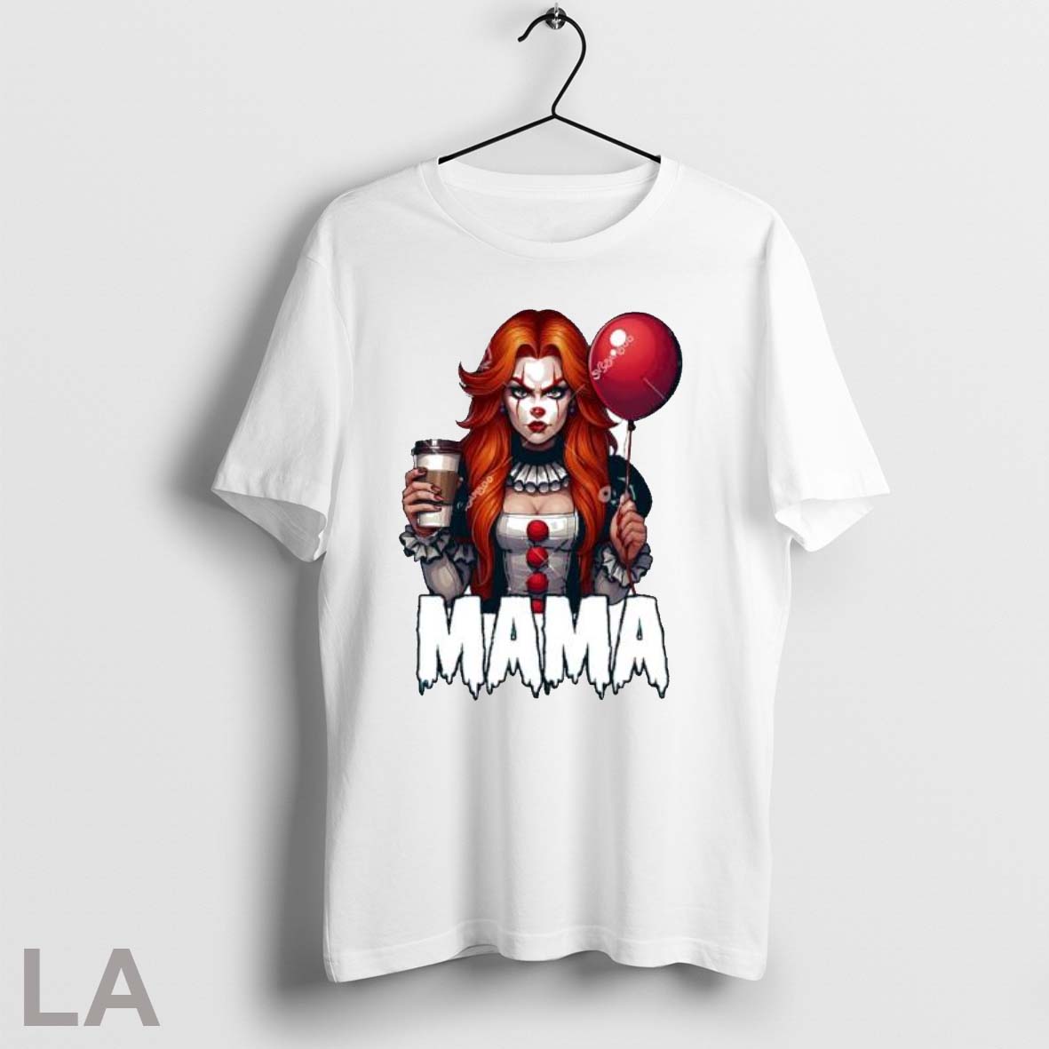 Mama Pennywise Halloween Mom Horror Movie - Adult & Kids T-Shirts, Sweatshirts & Hoodies apparel design preview 1
