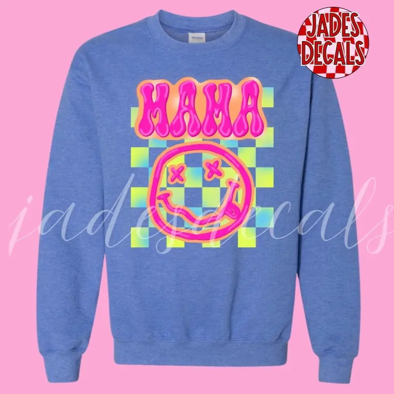 Mama Retro Gildan - Adult & Kids T-Shirts, Sweatshirts & Hoodies apparel design preview 1