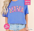Mama Comfort Colors Mom Varsity Leopard Letters Cute - Adult & Kids T-Shirts, Sweatshirts & Hoodies apparel design preview 1