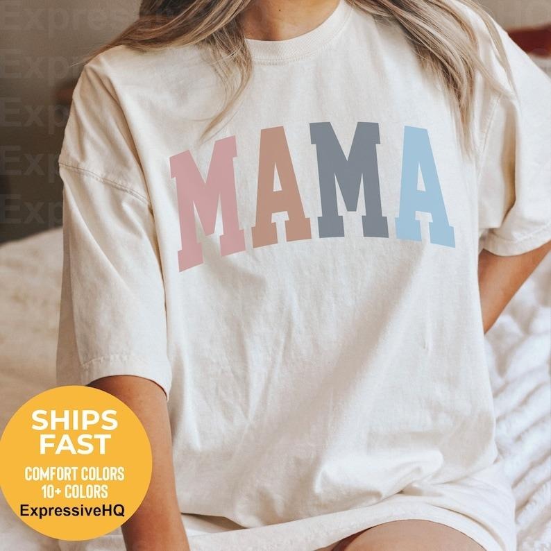 Mama Daughter Her Baby Shower Mom - Adult & Kids T-Shirts, Sweatshirts & Hoodies apparel design preview 1
