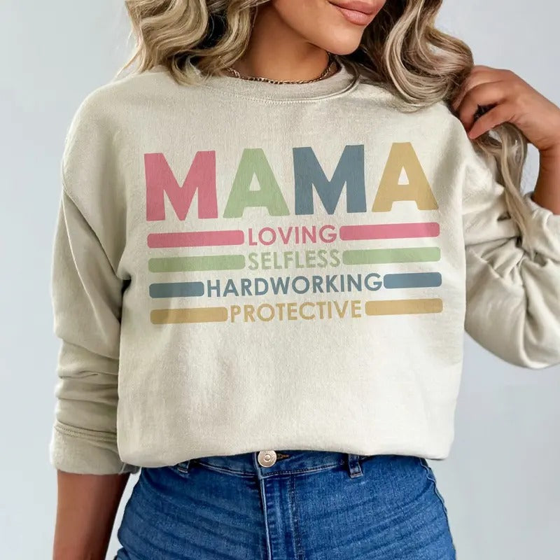 Mama Retro Mom - Adult & Kids T-Shirts, Sweatshirts & Hoodies apparel design preview 1