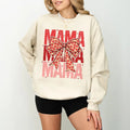 Mama Retro Valentine Coquette Heart Bow Love - Adult & Kids T-Shirts, Sweatshirts & Hoodies apparel design preview 1