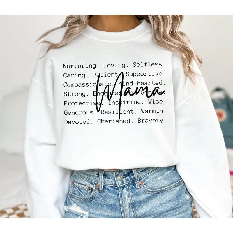 Mama Words - Adult & Kids T-Shirts, Sweatshirts & Hoodies apparel design preview 1