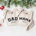 Mama Dad Est.2025 Mom Mothers Fathers Fabric Love Top - Adult & Kids T-Shirts, Sweatshirts & Hoodies apparel design preview 1