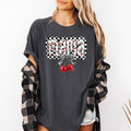 Mama Cherries Checkered Retro Comfort Colors - Adult & Kids T-Shirts, Sweatshirts & Hoodies apparel design preview 1
