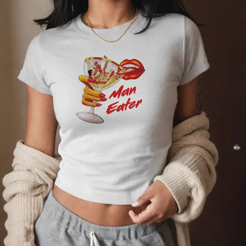 Man Eater Baby Him Her Trending - Adult & Kids T-Shirts, Sweatshirts & Hoodies apparel design preview 1